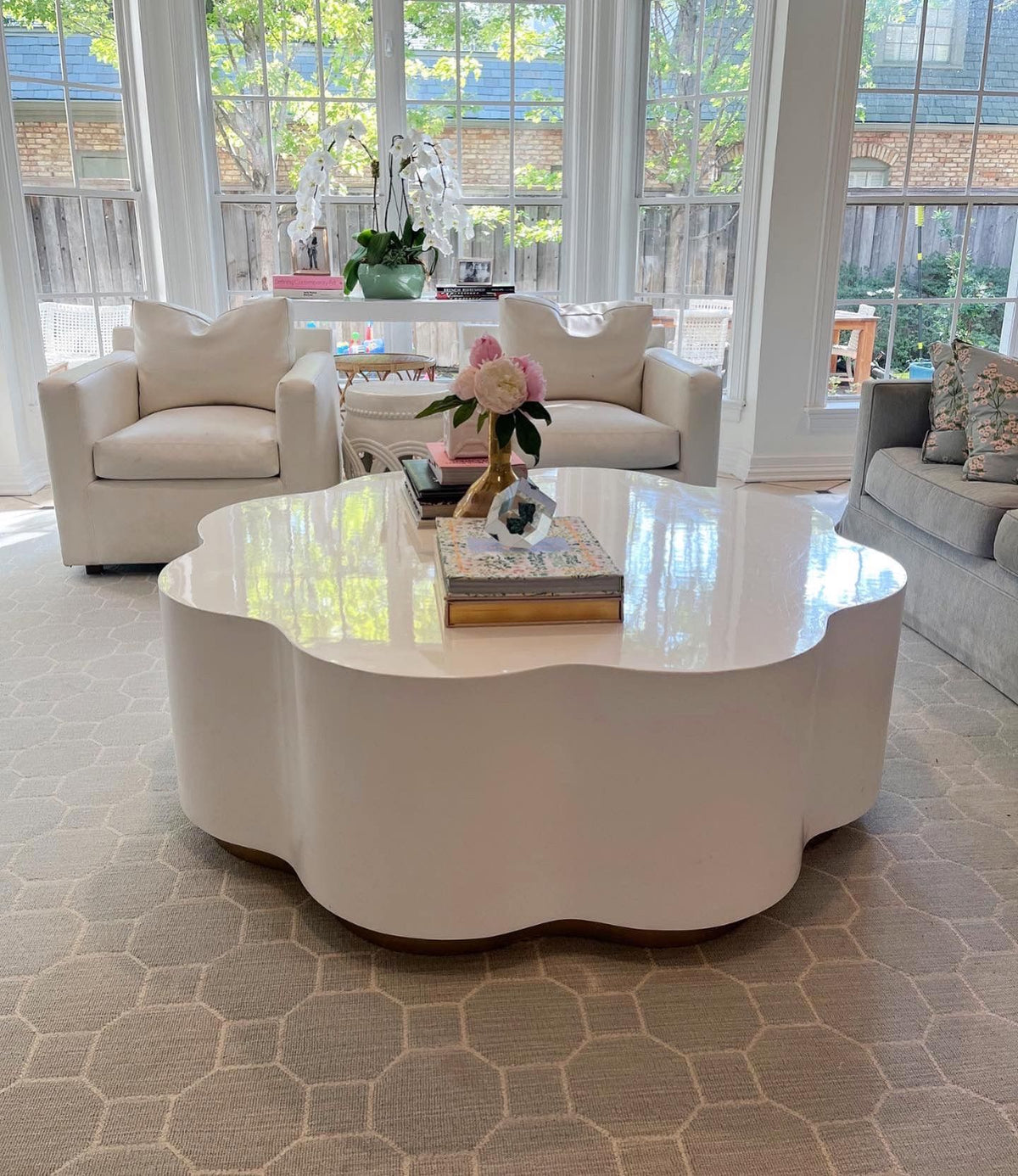 Elise Scalloped Coffee Table