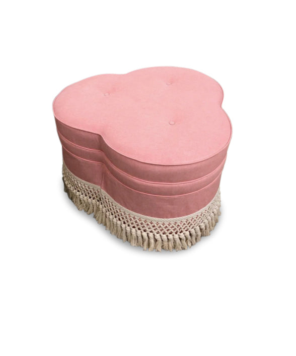Clover shaped ottoman