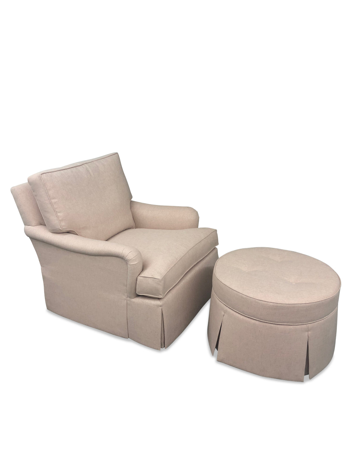 Nixon Round Ottoman